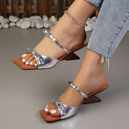 Valentina Bow Slingback Heels