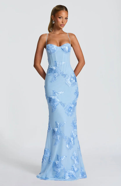 Elaris Blue Maxi Dress