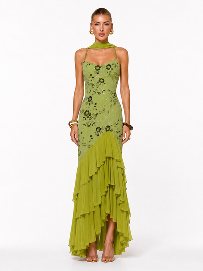 Celestia Sequin Maxi Dress
