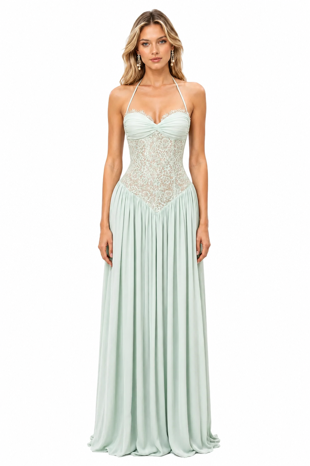 The Elavienne Maxi Dress – Mint