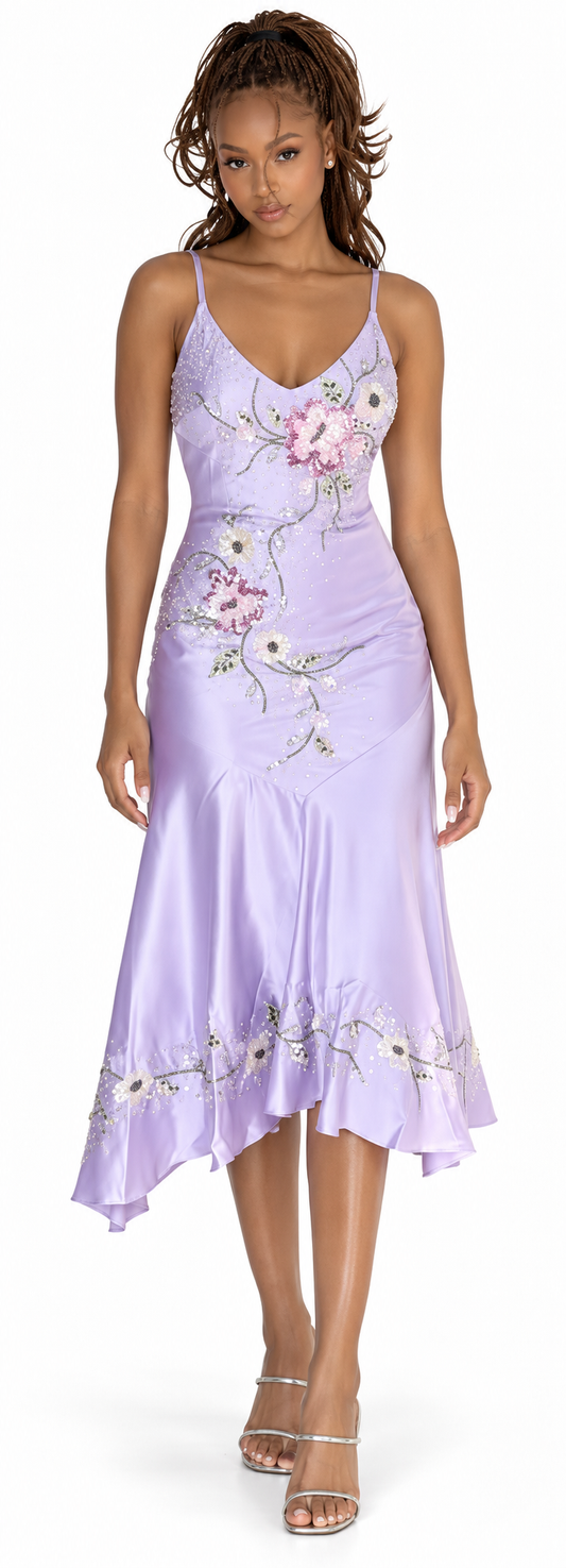Lilavelle Embellished Midi Dress